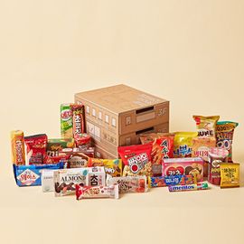 [WeFun] 3-tier snack building sweets gift set with 25 kinds of decoration stickers_zero stress, sugar charging, snack collection, office snacks, snack sets_Made in Korea